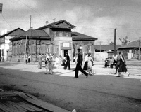 Почта и телеграф в бывшем доме купца Окулова. 1956 год